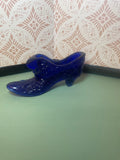 VINTAGE FENTON SLIPPER SHOE VASE PLANTER